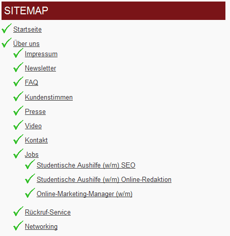 HTML-Sitemap